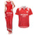 Custom Switzerland Rugby Couples Matching Tank Maxi Dress and Hawaiian Shirt Edelweis Pattern