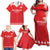 Custom Switzerland Rugby Family Matching Off Shoulder Maxi Dress and Hawaiian Shirt Edelweis Pattern