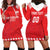 Custom Switzerland Rugby Hoodie Dress Edelweis Pattern - Wonder Print Shop