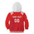 Custom Switzerland Rugby Kid Hoodie Edelweis Pattern - Wonder Print Shop