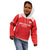 Custom Switzerland Rugby Kid Hoodie Edelweis Pattern - Wonder Print Shop