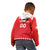 Custom Switzerland Rugby Kid Hoodie Edelweis Pattern - Wonder Print Shop