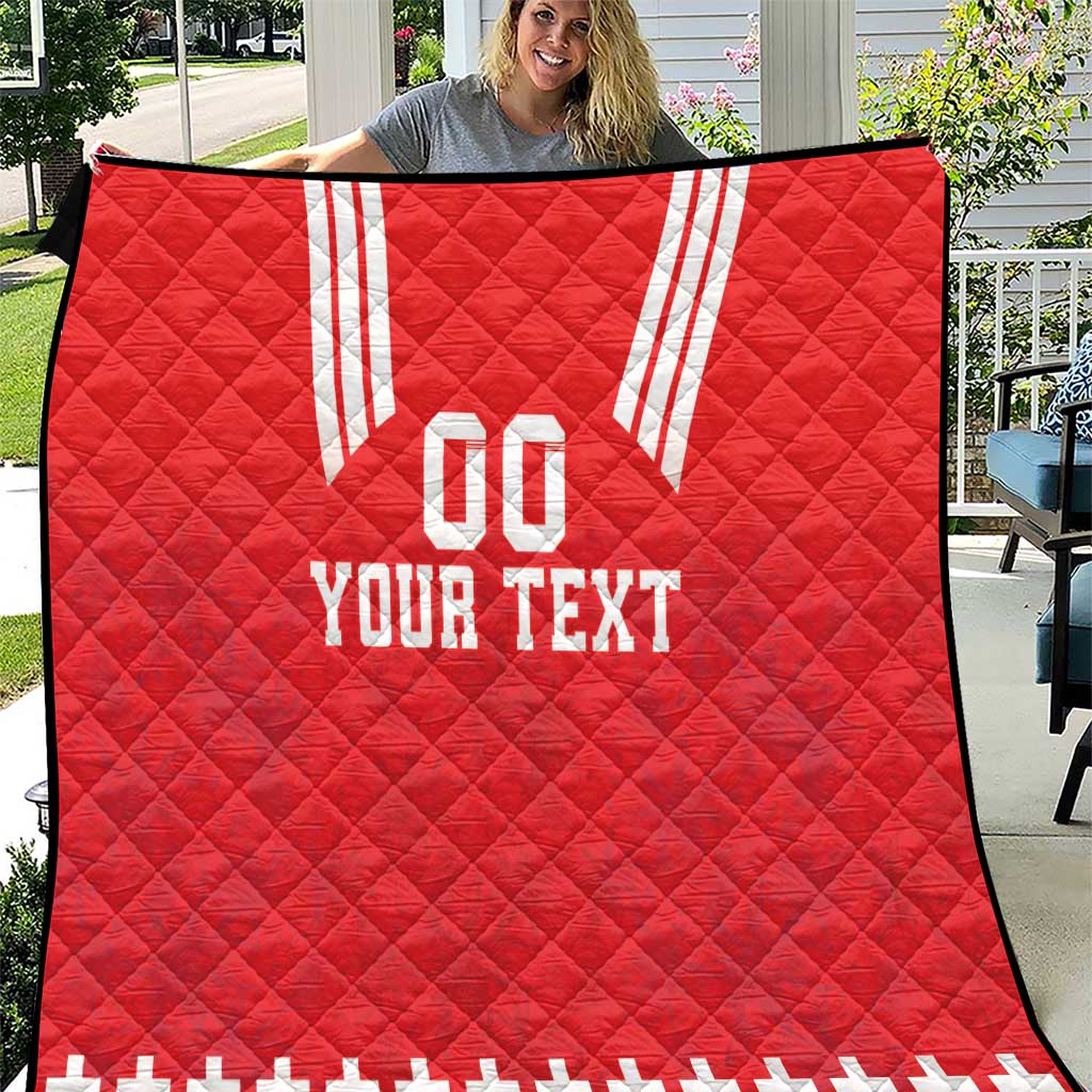 Custom Switzerland Rugby Quilt Edelweis Pattern - Wonder Print Shop