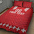 Custom Switzerland Rugby Quilt Bed Set Edelweis Pattern - Wonder Print Shop