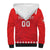 Custom Switzerland Rugby Sherpa Hoodie Edelweis Pattern - Wonder Print Shop