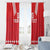 Custom Switzerland Rugby Window Curtain Edelweis Pattern - Wonder Print Shop