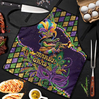 Mardi Gras Alligator Apron Let the Gator Jazz Roll - Wonder Print Shop