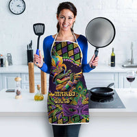 Mardi Gras Alligator Apron Let the Gator Jazz Roll - Wonder Print Shop