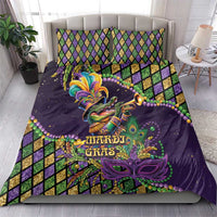 Mardi Gras Alligator Bedding Set Let the Gator Jazz Roll - Wonder Print Shop