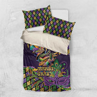 Mardi Gras Alligator Bedding Set Let the Gator Jazz Roll - Wonder Print Shop