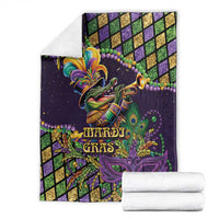 Mardi Gras Alligator Blanket Let the Gator Jazz Roll - Wonder Print Shop