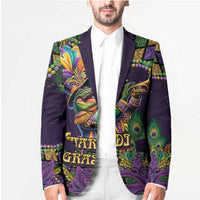 Mardi Gras Alligator Blazer Let the Gator Jazz Roll - Wonder Print Shop