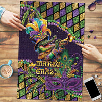 Mardi Gras Alligator Puzzle Let the Gator Jazz Roll - Wonder Print Shop