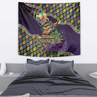 Mardi Gras Alligator Tapestry Let the Gator Jazz Roll - Wonder Print Shop