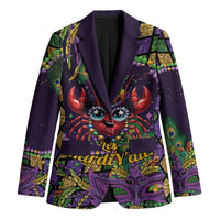 Mardi Gras Crawfish Blazer Let's Mardi Y'all - Wonder Print Shop