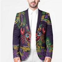 Mardi Gras Crawfish Blazer Let's Mardi Y'all - Wonder Print Shop