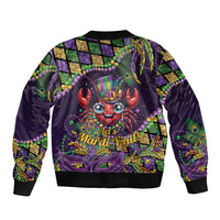 Mardi Gras Crawfish Bomber Jacket Let's Mardi Y'all - Wonder Print Shop