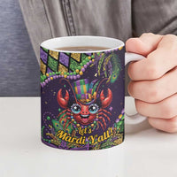 Mardi Gras Crawfish Ceramic Mug Let's Mardi Y'all - Wonder Print Shop