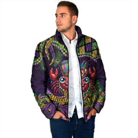 Mardi Gras Crawfish Padded Jacket Let's Mardi Y'all - Wonder Print Shop