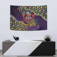 Mardi Gras Crawfish Tapestry Let's Mardi Y'all - Wonder Print Shop