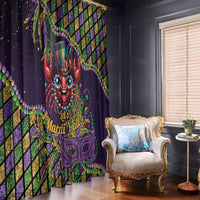 Mardi Gras Crawfish Window Curtain Let's Mardi Y'all - Wonder Print Shop