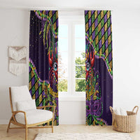 Mardi Gras Crawfish Window Curtain Let's Mardi Y'all - Wonder Print Shop