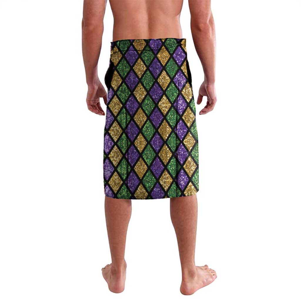 Mardi Gras Pelican Lavalava Crowned Feathers Carnival Reign - Wonder Print Shop