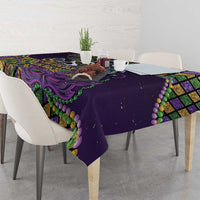 Mardi Gras Pelican Tablecloth Crowned Feathers Carnival Reign - Wonder Print Shop