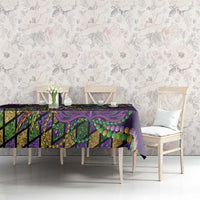 Mardi Gras Pelican Tablecloth Crowned Feathers Carnival Reign - Wonder Print Shop