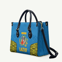 Italy Lazio Leather Bag Flag Style - Wonder Print Shop