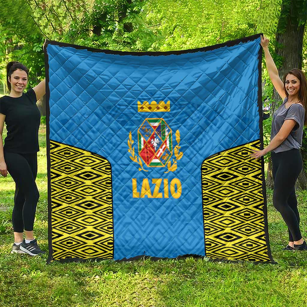 Italy Lazio Quilt Flag Style - Wonder Print Shop