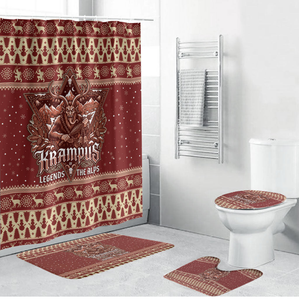 Austria Christmas Bathroom Set Krampus Legends of the Alps