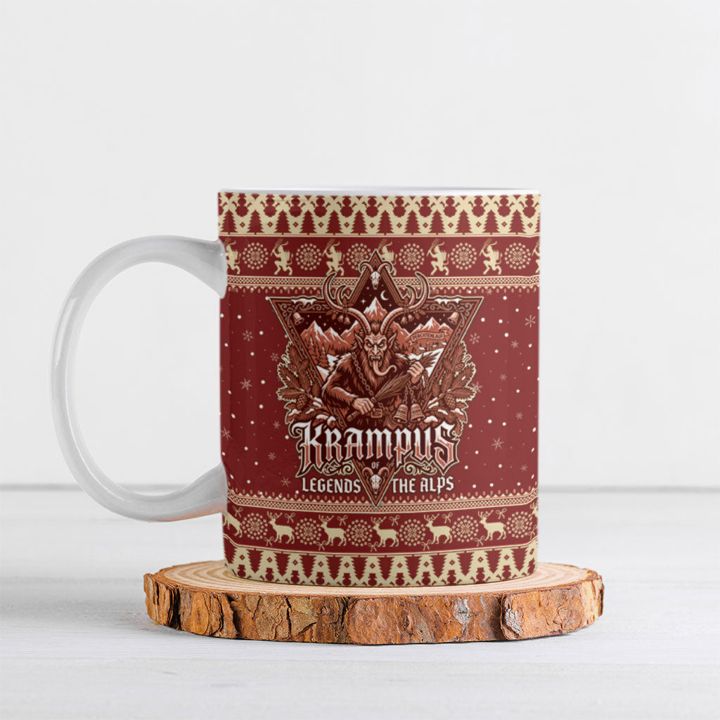 Austria Christmas Ceramic Mug Krampus Legends of the Alps