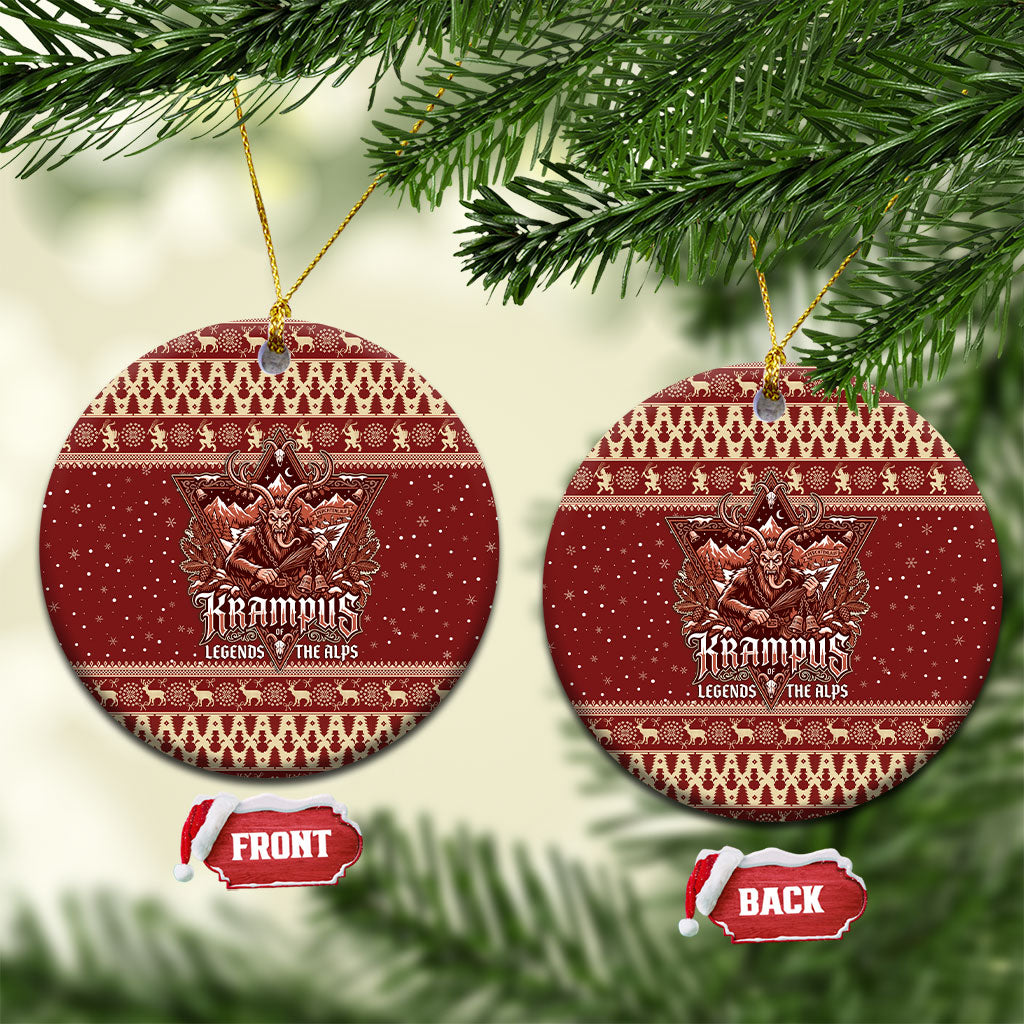 Austria Christmas Ceramic Ornament Krampus Legends of the Alps