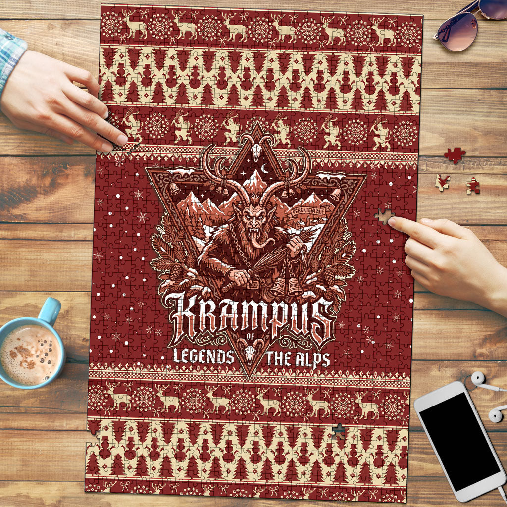 Austria Christmas Puzzle Krampus Legends of the Alps