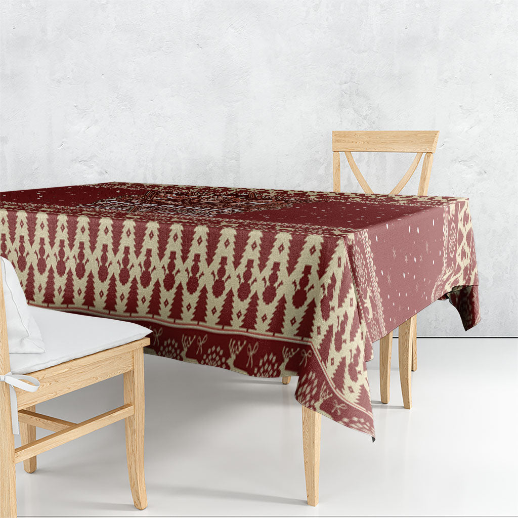 Austria Christmas Tablecloth Krampus Legends of the Alps
