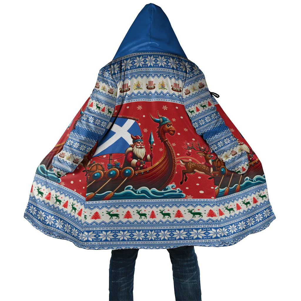 Scotland Viking Santa Christmas Cloak Funny Reindeer Norse Xmas - Wonder Print Shop