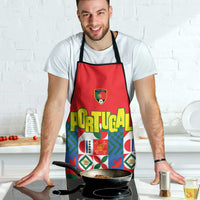 Portugal Football Apron Patchwork National Flag Design - Wonder Print Shop