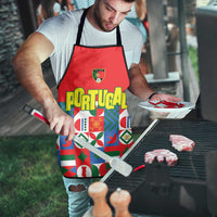 Portugal Football Apron Patchwork National Flag Design - Wonder Print Shop