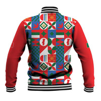 Portugal Football Baseball Jacket Patchwork National Flag Design - Wonder Print Shop