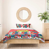 Portugal Football Bedding Set Patchwork National Flag Design - Wonder Print Shop
