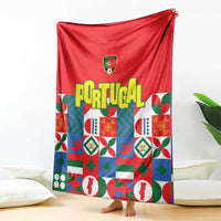 Portugal Football Blanket Patchwork National Flag Design - Wonder Print Shop