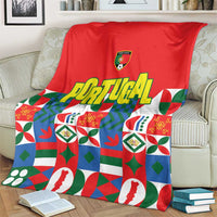 Portugal Football Blanket Patchwork National Flag Design - Wonder Print Shop