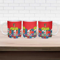Portugal Football Ceramic Mug Patchwork National Flag Design - Wonder Print Shop