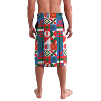 Portugal Football Lavalava Patchwork National Flag Design - Wonder Print Shop