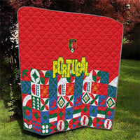 Portugal Football Quilt Patchwork National Flag Design - Wonder Print Shop