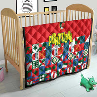 Portugal Football Quilt Patchwork National Flag Design - Wonder Print Shop