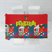 Portugal Football Tablecloth Patchwork National Flag Design - Wonder Print Shop