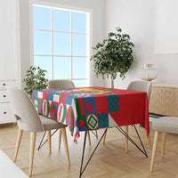 Portugal Football Tablecloth Patchwork National Flag Design - Wonder Print Shop