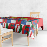 Portugal Football Tablecloth Patchwork National Flag Design - Wonder Print Shop